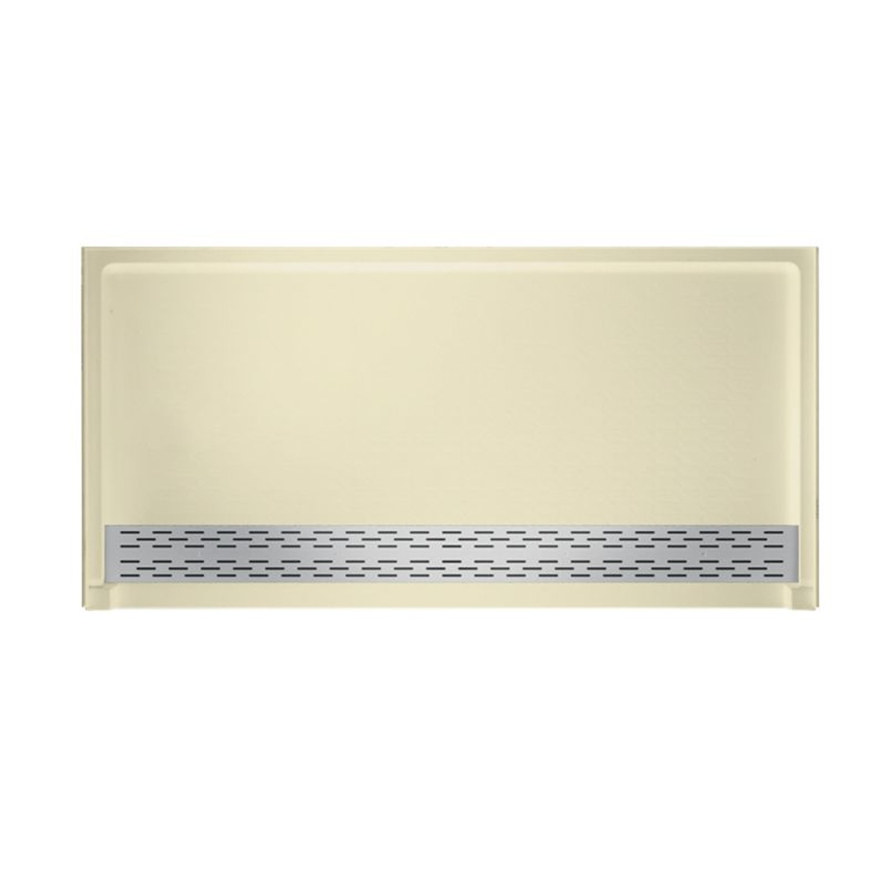 34-in D x 64-in W x 5.33-in H Solid Surface Shower Base in Bone