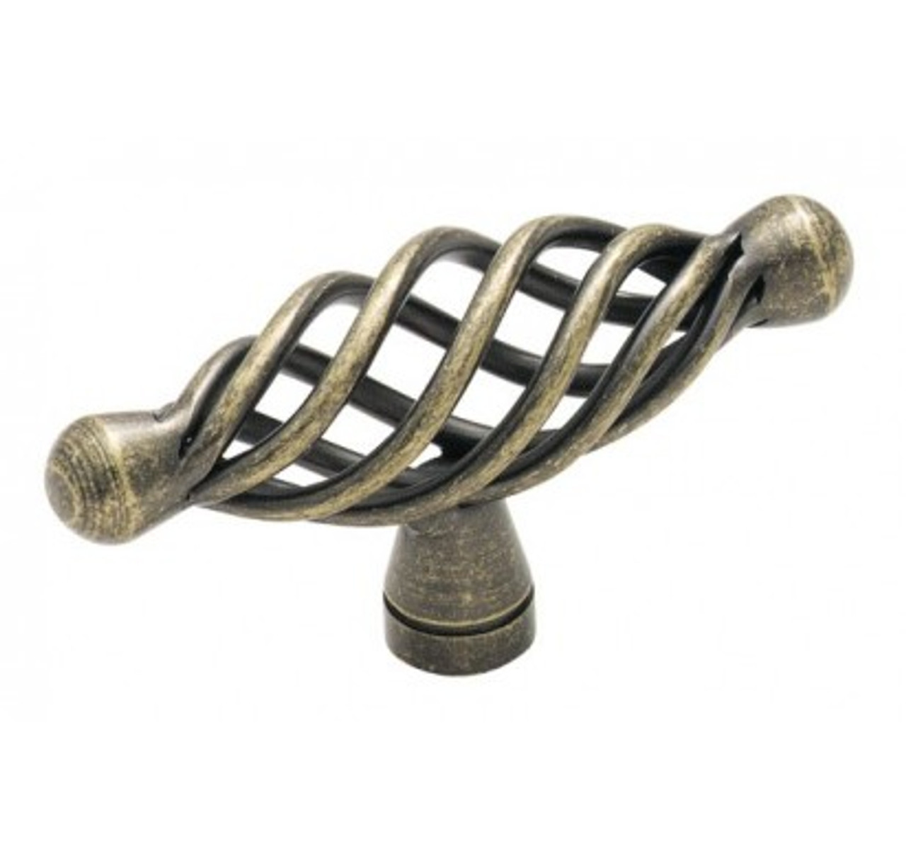 Knob 2-3/4" in Weathered Brass