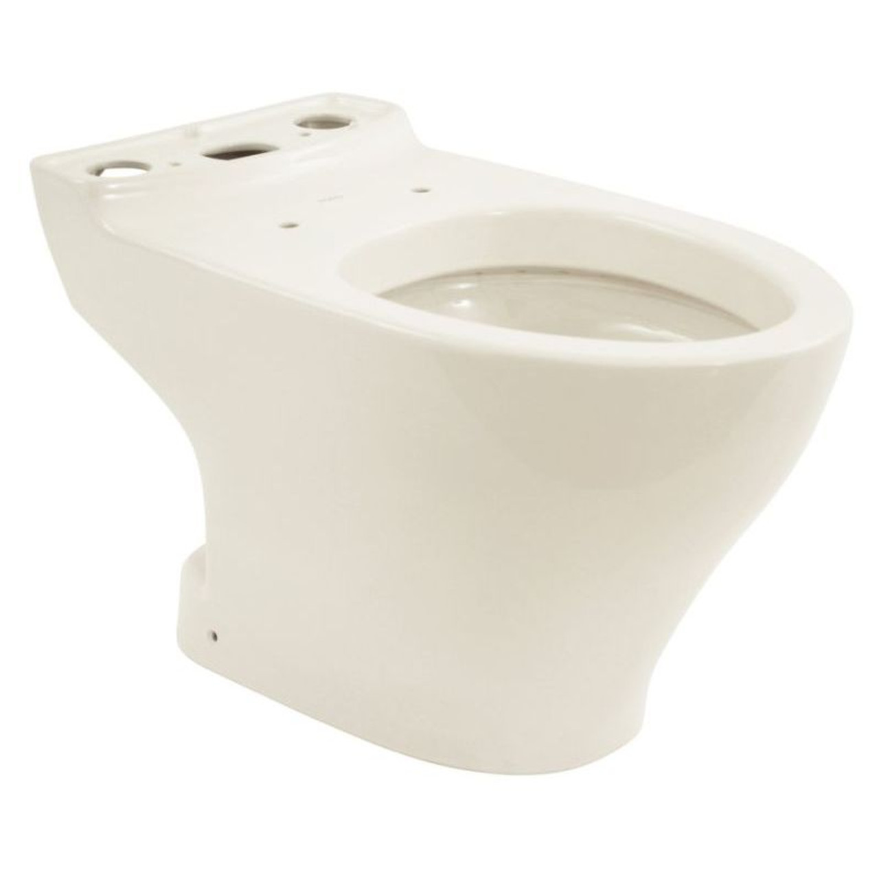 Elongated Bowl, 12" Rough-In in Colonial White