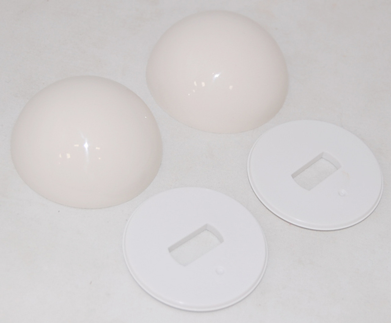 Bolt Caps and Washers Set for Mercer Toilets in Sedona Beige