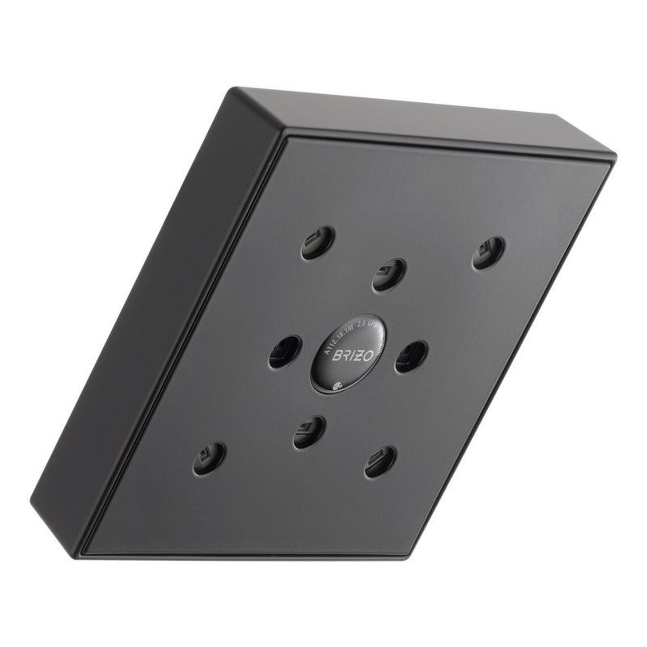 Single Function Raincan Shower Head in Matte Black
