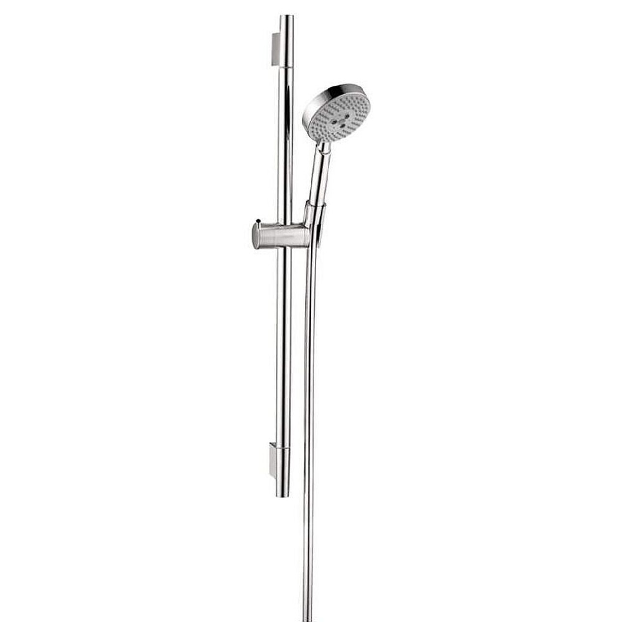 Hansgrohe 04266000 Raindance S 24in Wall Bar Set with Multi Function Hand Shower and 63in Techniflex Hose in Chrome