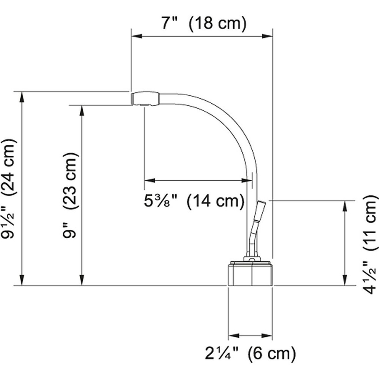 Logik Cold Water Faucet In Satin Nickel