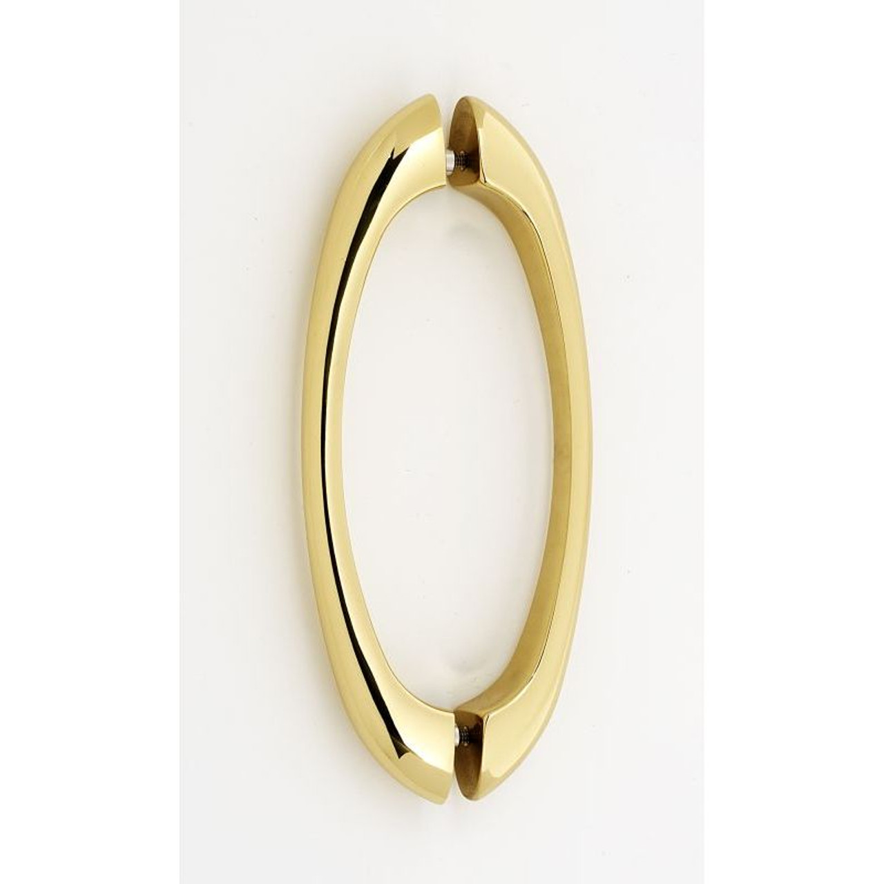 Alno C855 Series G855-6-PB Back-to-Back Pull Modern in Polished Brass