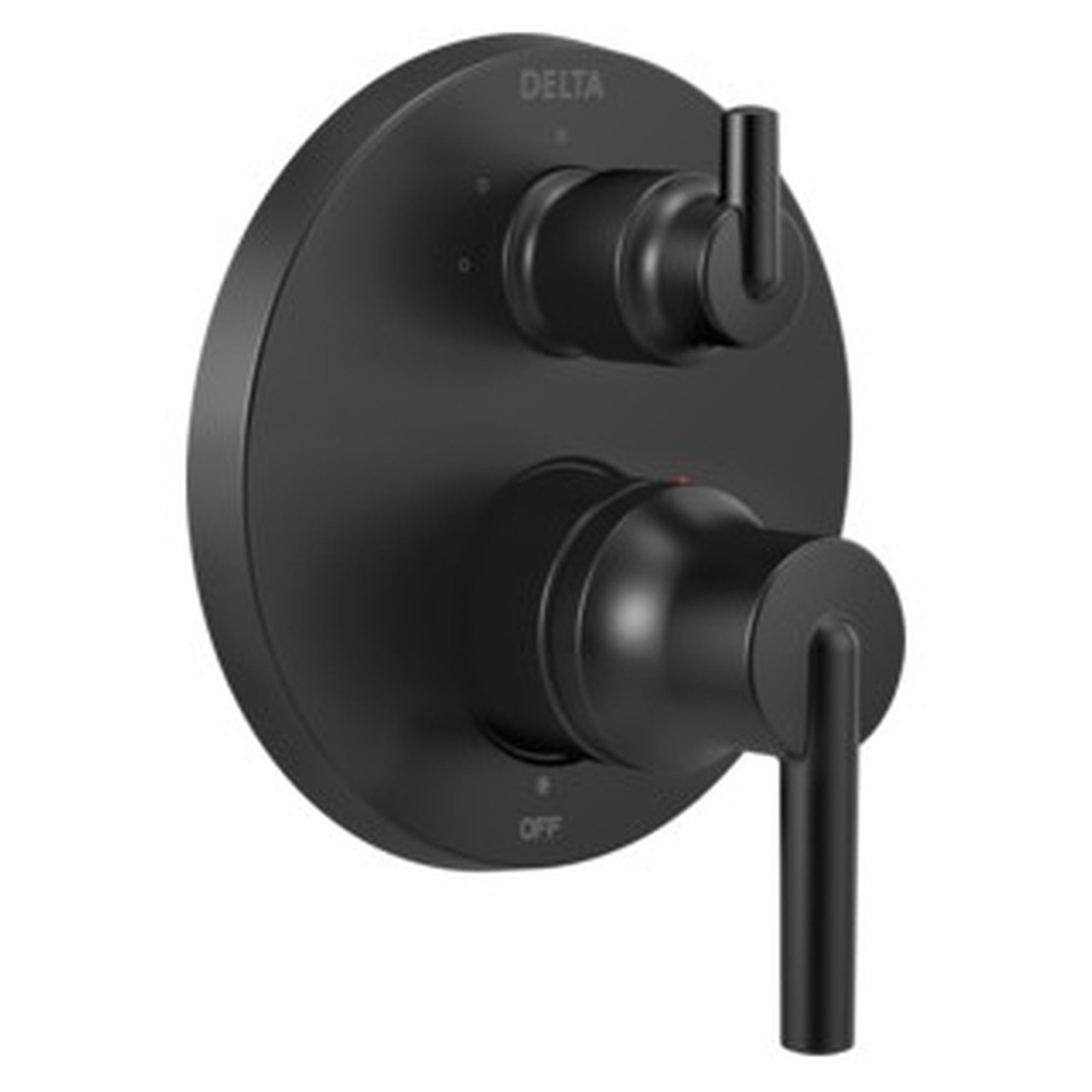 Delta T24859-BL Trinsic Contemporary Monitor 14 Series Valve Trim with 3-Setting Integrated Diverter, Matte Black