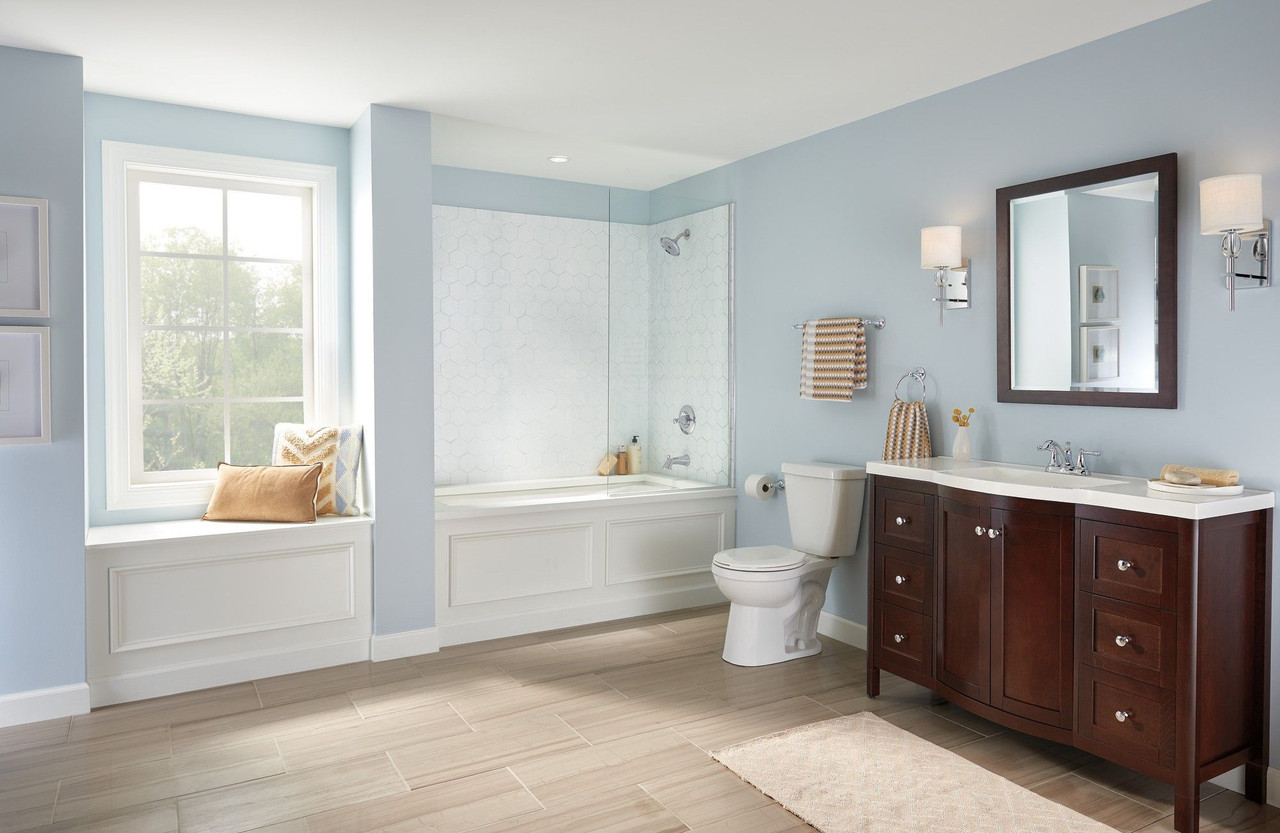 Delta 25713LF-ECO Silverton Two Handle Centerset Bathroom Faucet, Chrome