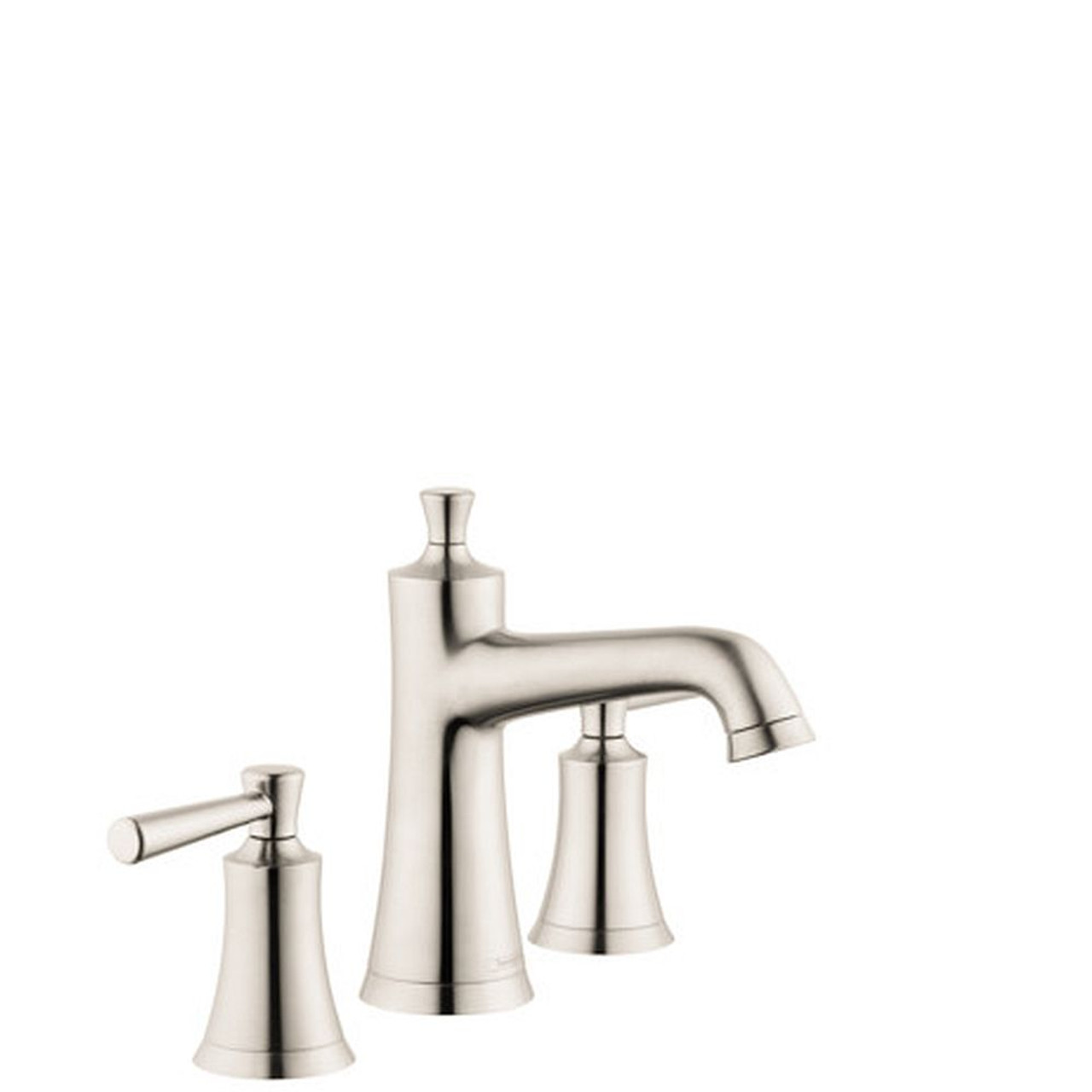 Hansgrohe 04774820 Joleena Widespread Faucet 100 with Pop-Up Drain, 1.2 GPM in Brushed Nickel