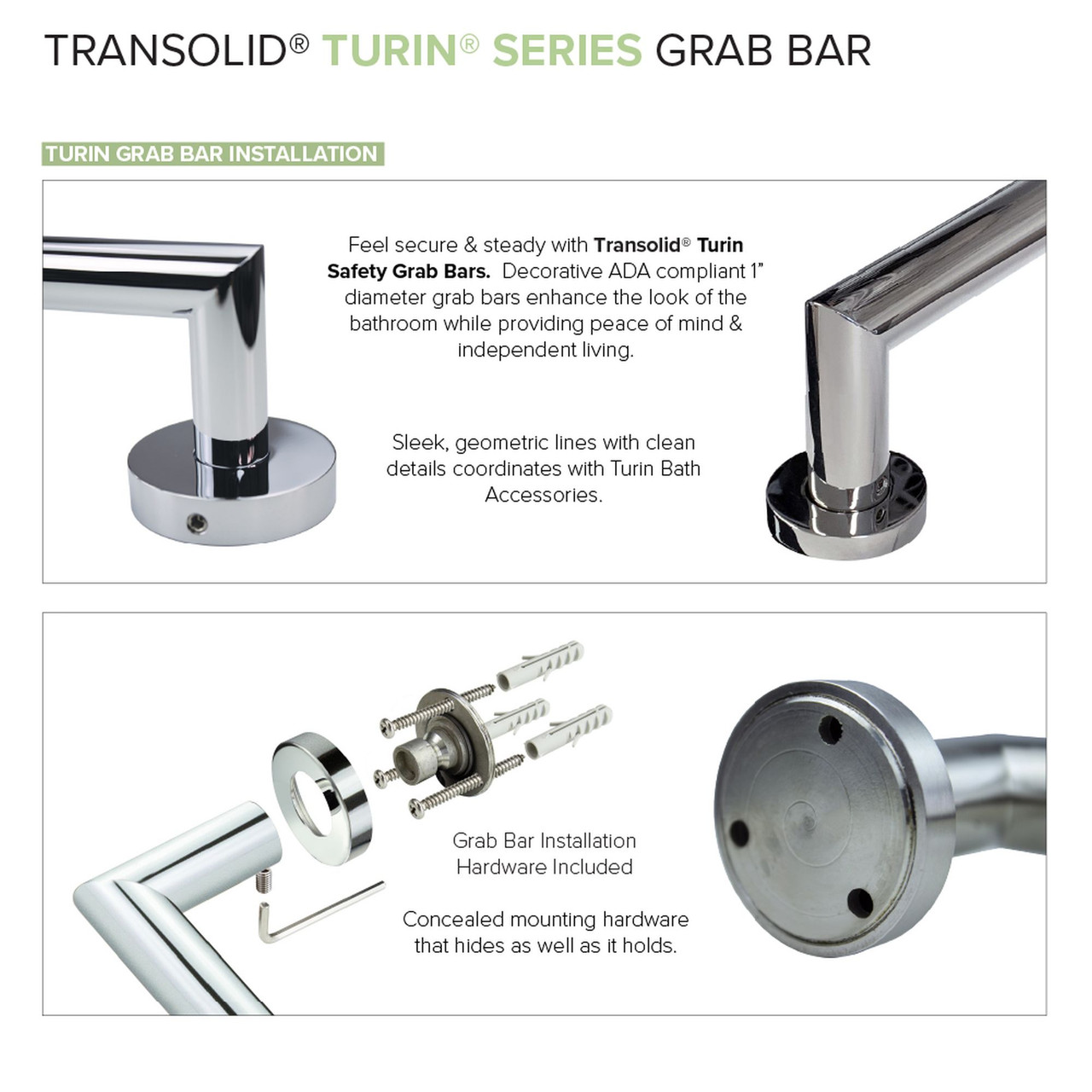 Transolid TWWCSK603296-KI03GPC Titan 60-in x 32-in x 96-in Walk-In Shower Kit with End Drain, Black Caruso, Polished Chrome