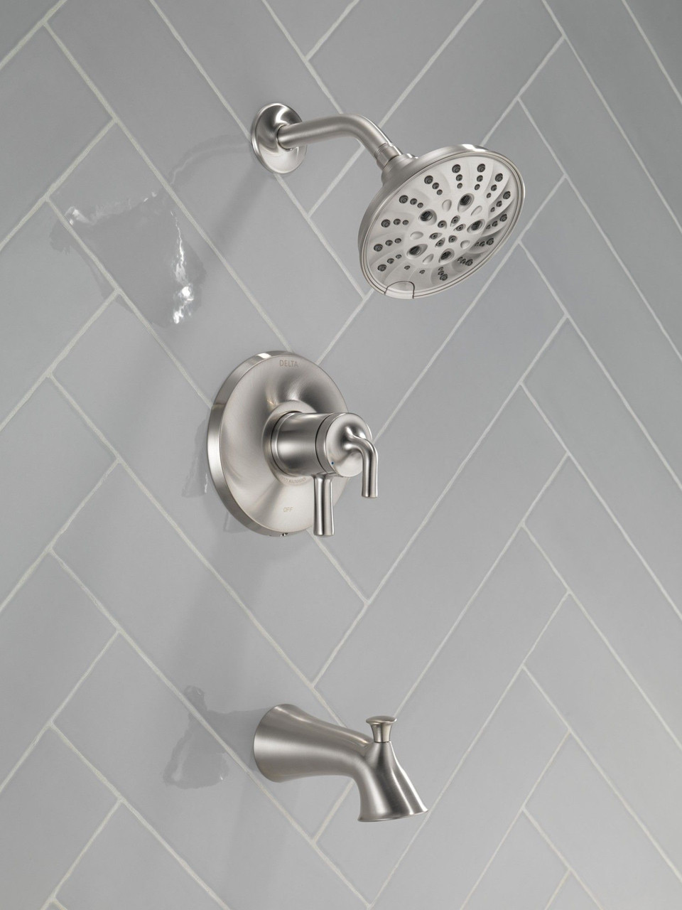 Delta T17433-SS Kayra Monitor 17 Series Tub and Shower Trim, Stainless