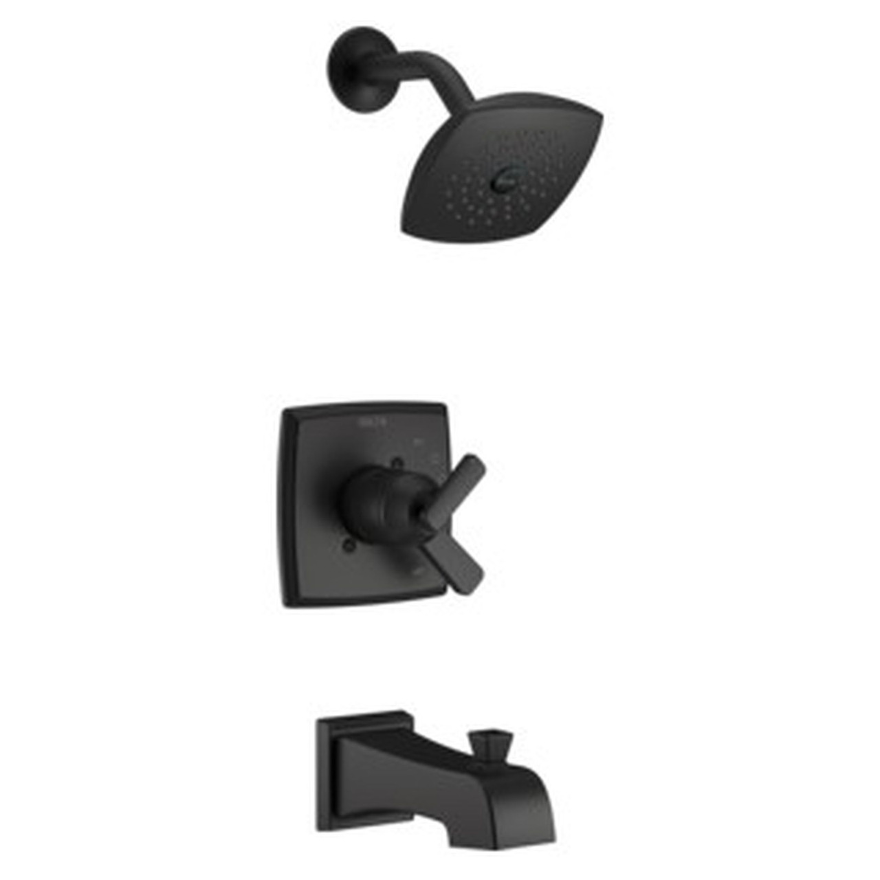 Delta T17464-BL Ashlyn Monitor 17 Series Tub and Shower Trim, Matte Black