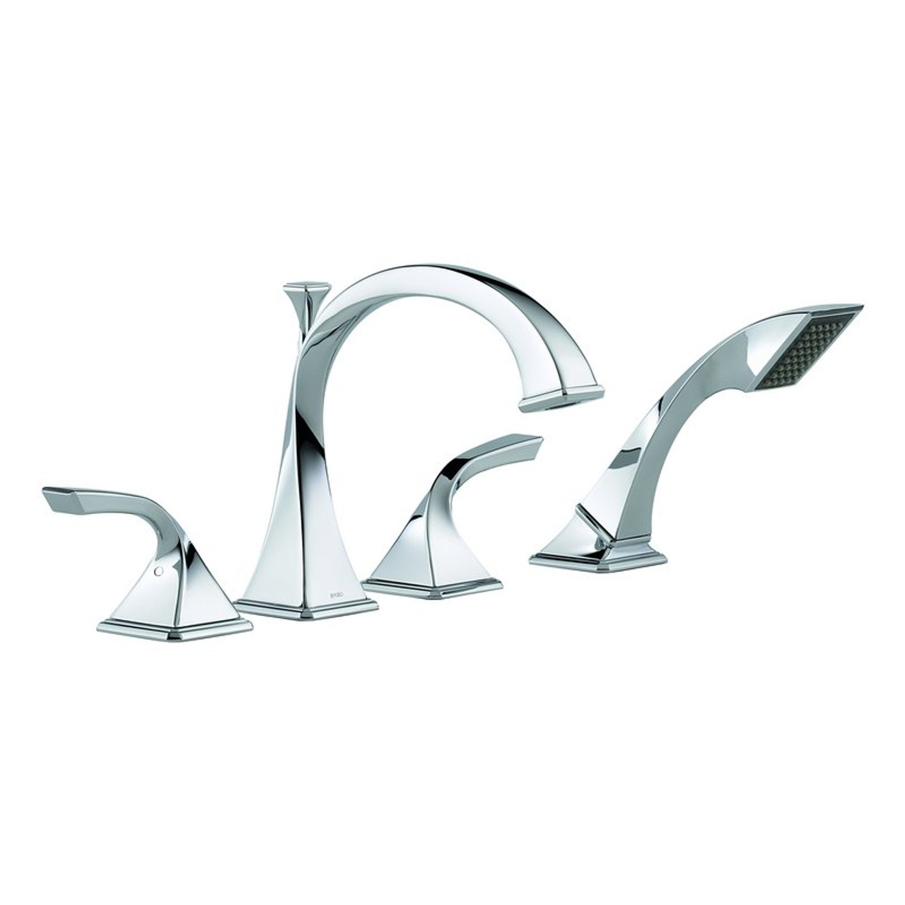 Roman Tub Trim With Hand Shower in Polished Chrome