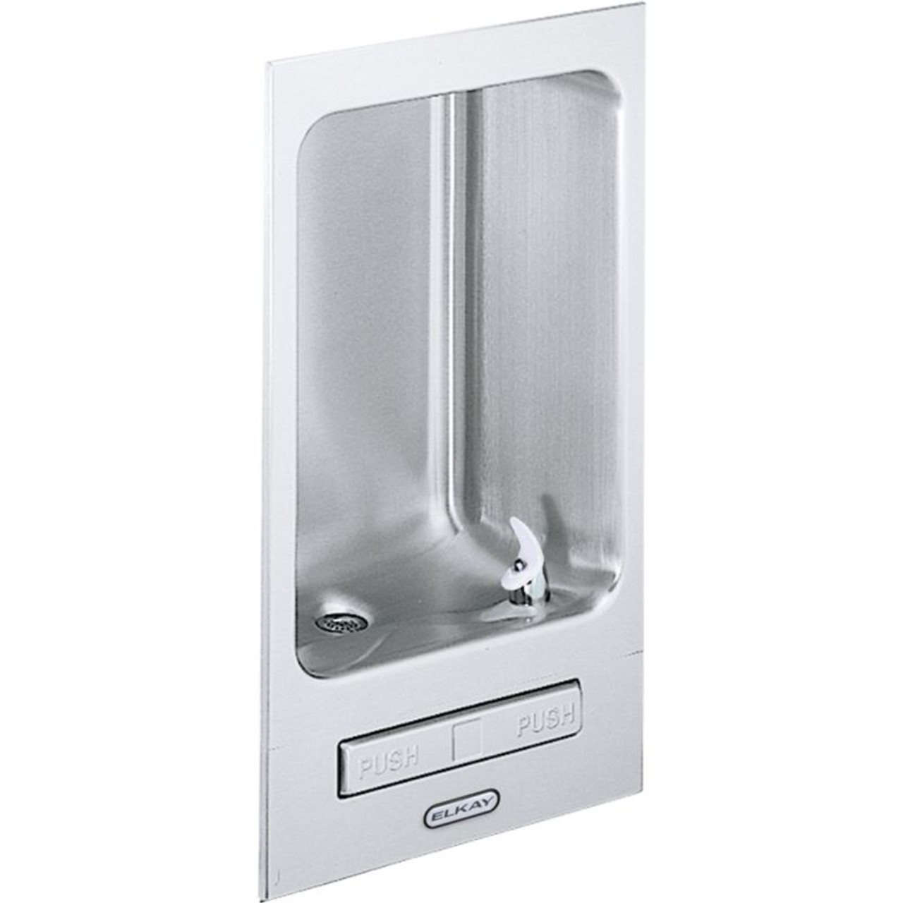 Elkay EDFB12C Wall Mount Fully Recessed Drinking Fountain in Stainless Steel