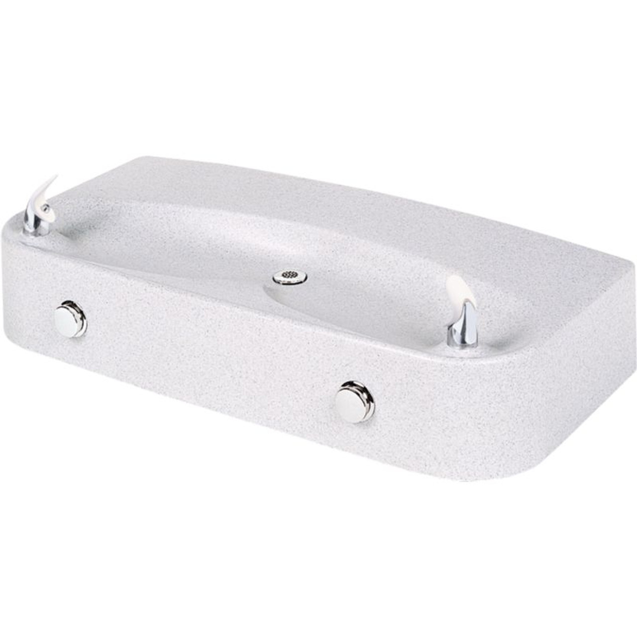 Elkay EDFP220RC ADA Bi-Level Composite Fountain in White Granite