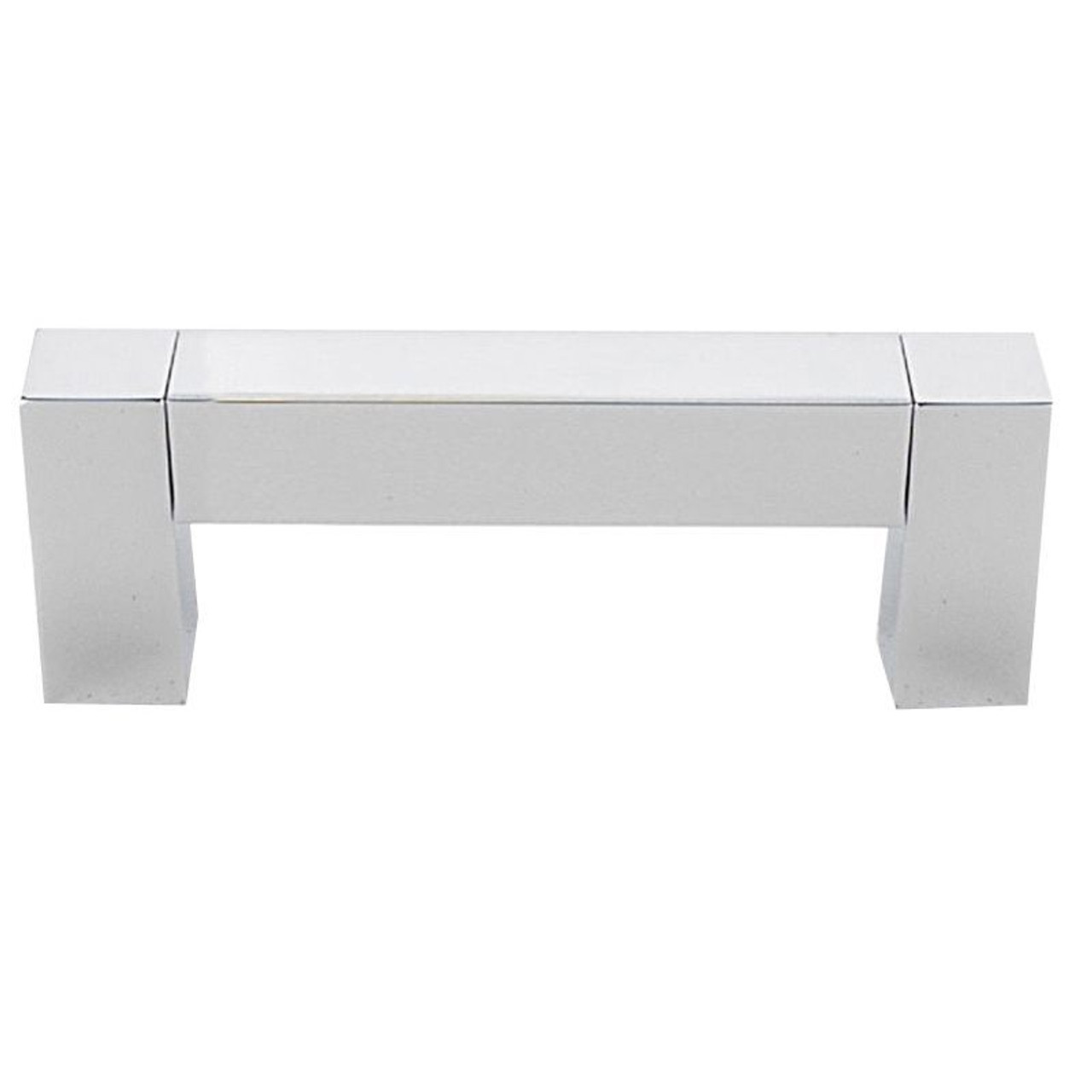 Alno Block A420-3-PC Modern Pull in Polished Chrome