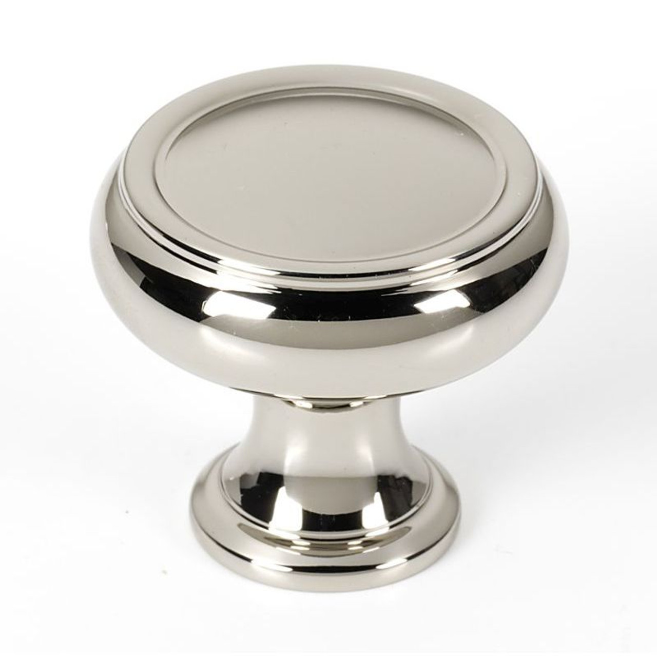 Alno Charlie's Collection A626-14-PN Knob Transitional 1-1/4-in in Polished Nickel