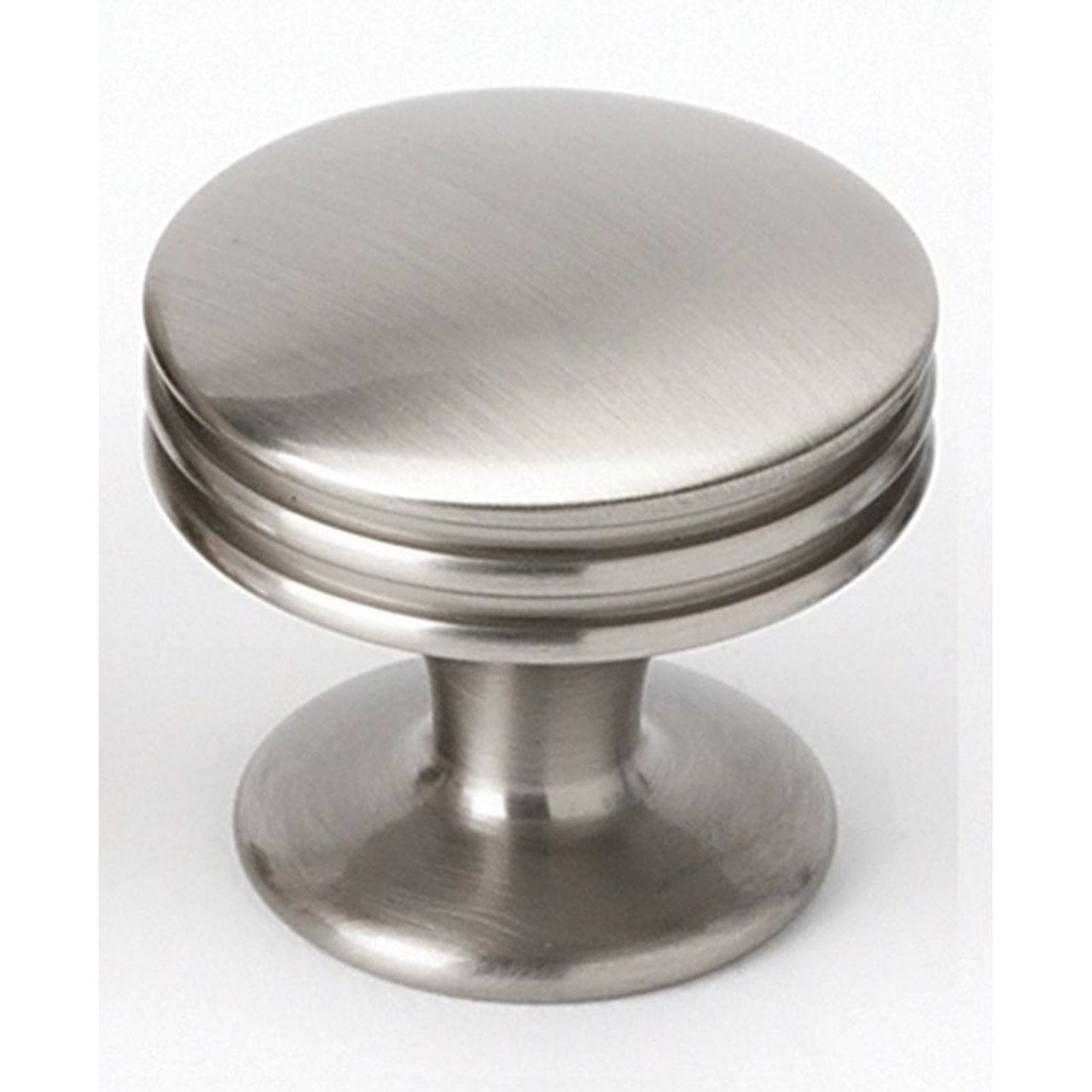 Alno A930-1-SN Knob Transitional 1-in in Satin Nickel