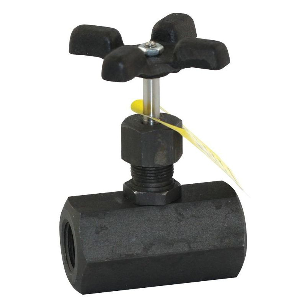 Globe Valve Angle Style, FNPT, Carbon Steel, 1/2-in