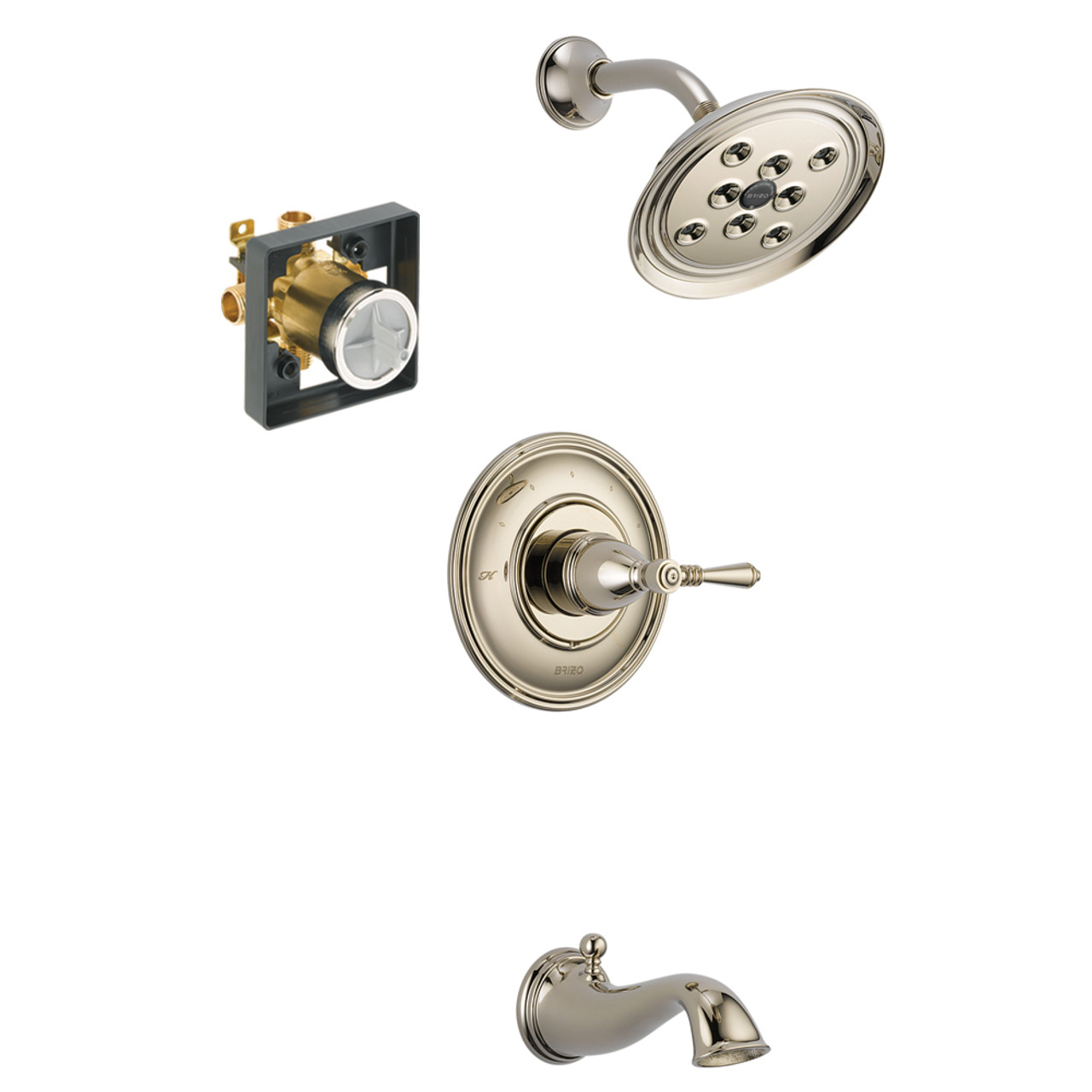 Shower Trim Kit in Polished Nickel