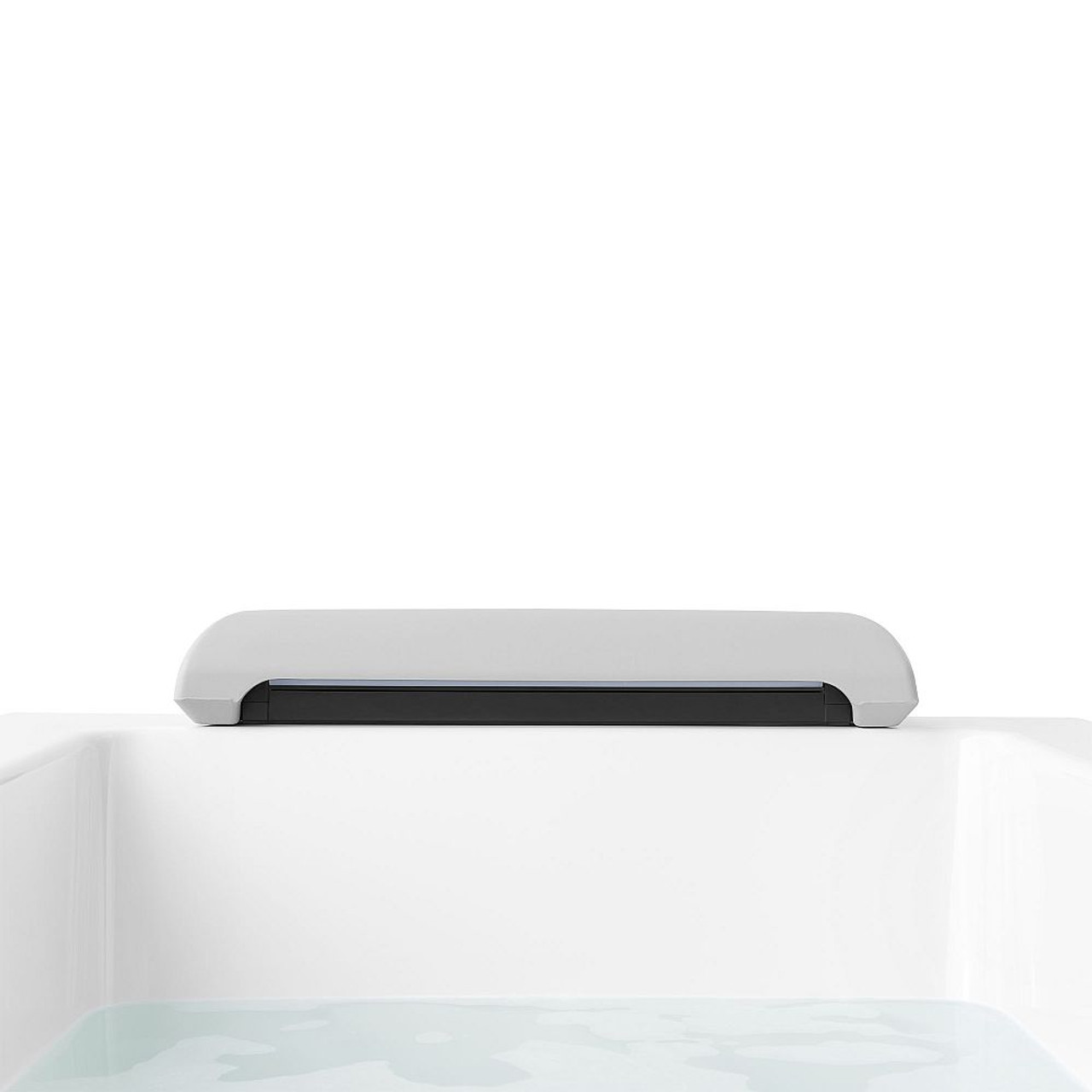 DXV Aqua Moment Drop-in Airbath with Waterfall, in Canvas White