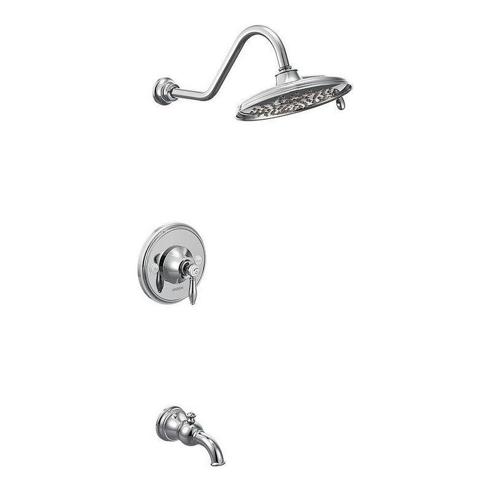Moen TS32104EP Bath and Shower Faucet with Posi-Temp Pressure Balanced Trim in Chrome