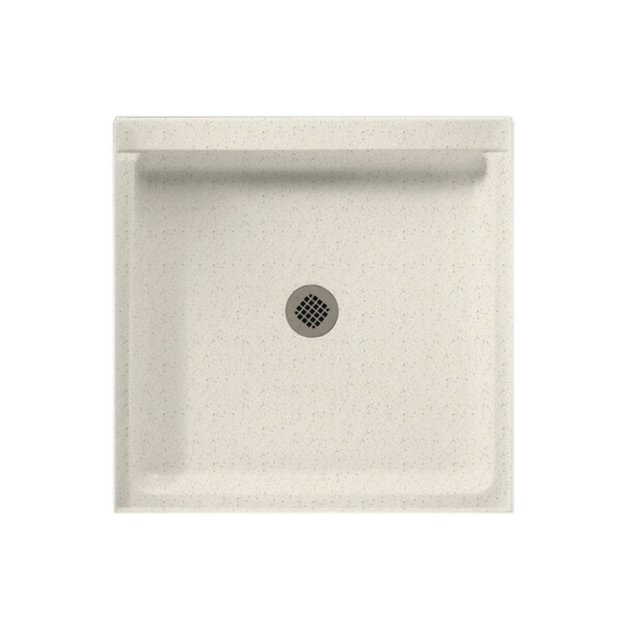32.375-in D x 32.375-in W x 5.5-in H Solid Surface Shower Base in Tahiti Matrix