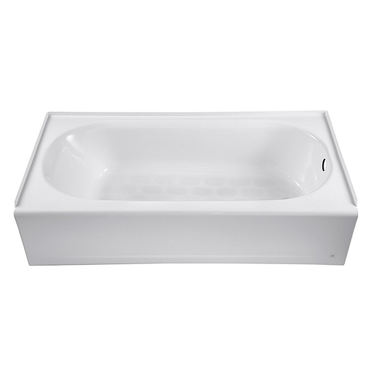 DXV Byrdcliffe Soaking Tub- Right Hand Drain - Projects Model, in Canvas White