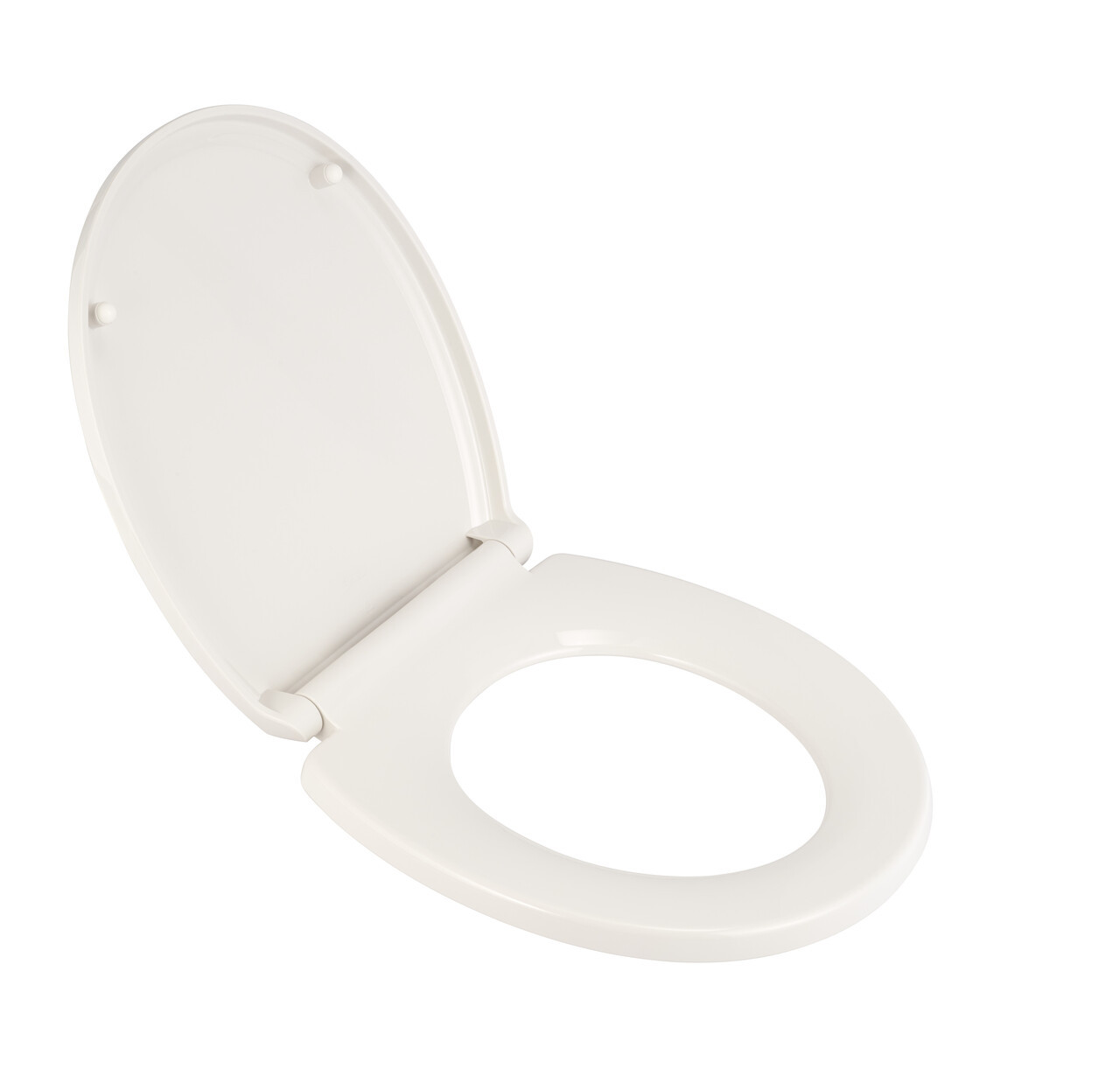 Round Closed-Front Toilet Seat with Soft Close, Grip Tight and Quick Release in White