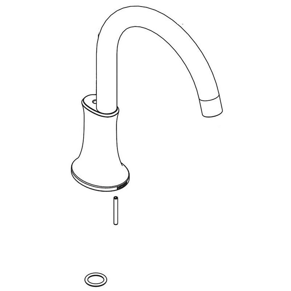 Moen 128886 Roman Tub Diverter Spout in Chrome