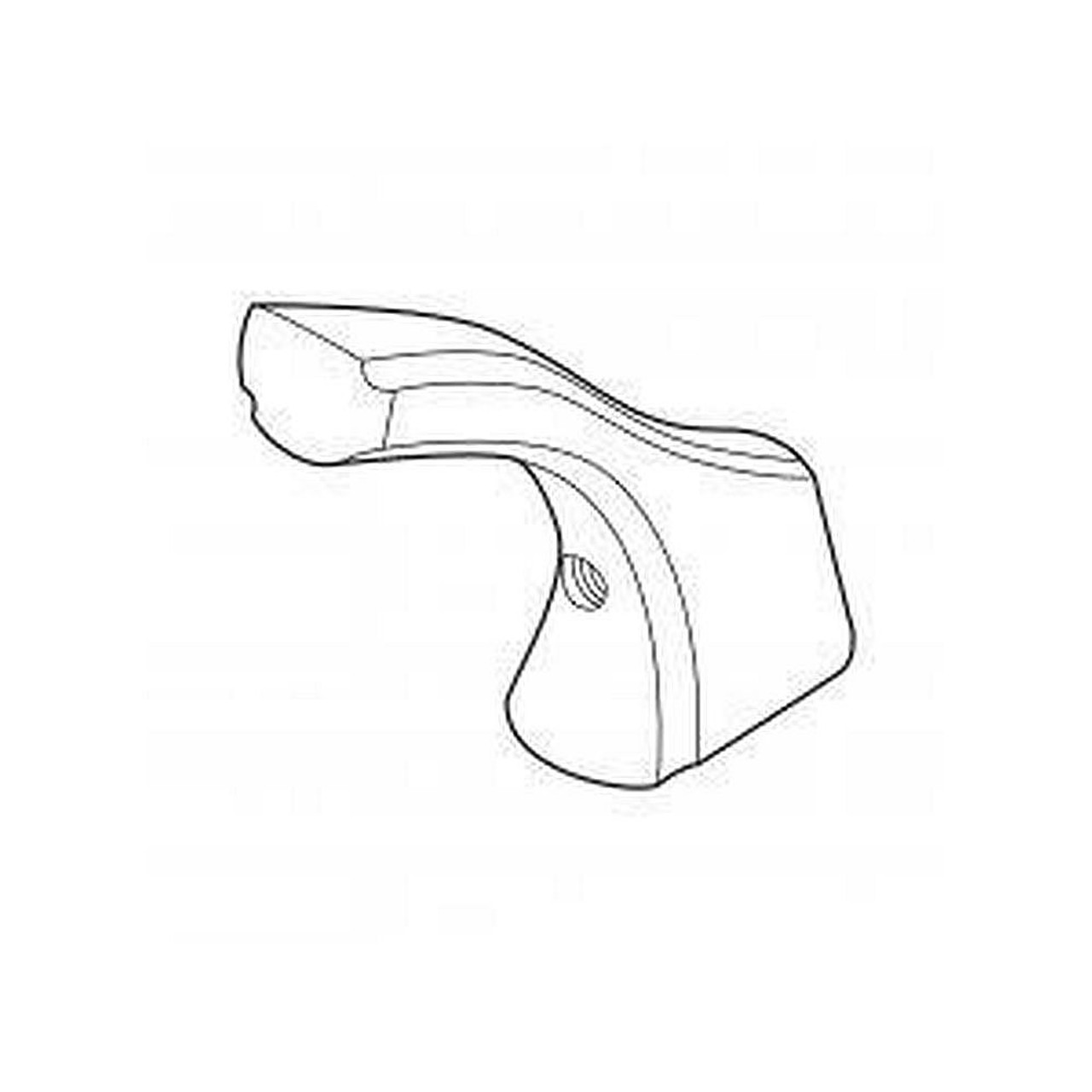 Roman Tub Handle Base and Gasket in Polished Chrome