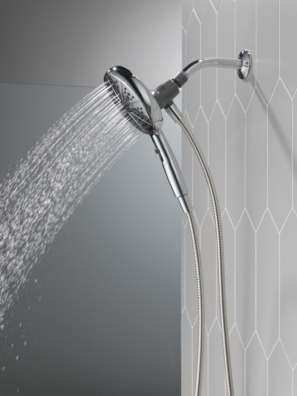 Delta 75613Universal Showering Components 6-Setting SureDock Magnetic Hand Shower, Chrome
