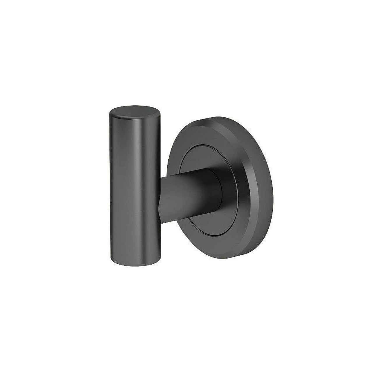 5-Piece Bathroom Accessory Kit with Mirror, Matte Black