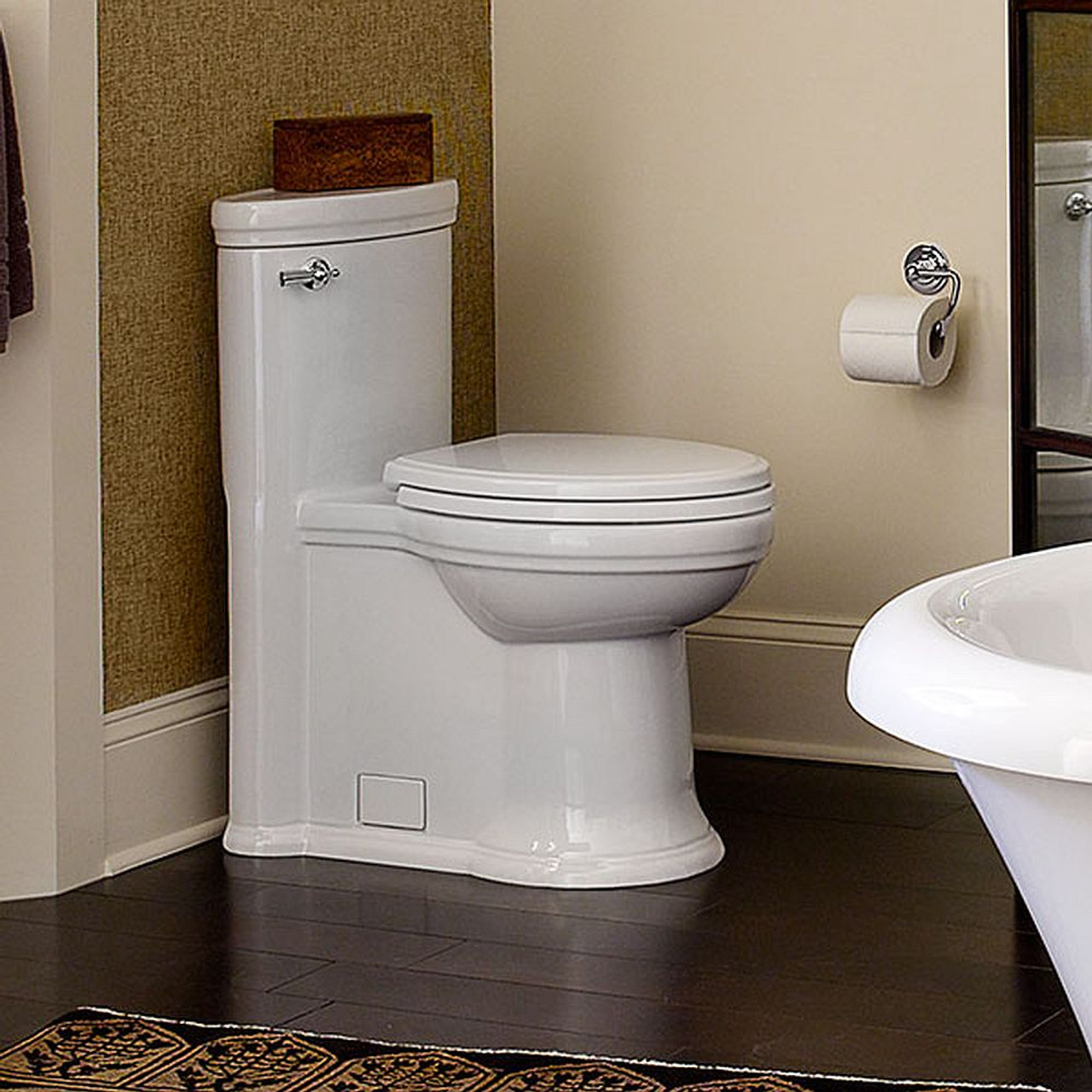 DXV D22000C101.415 St. George One-Piece Elongated Toilet, in Canvas White