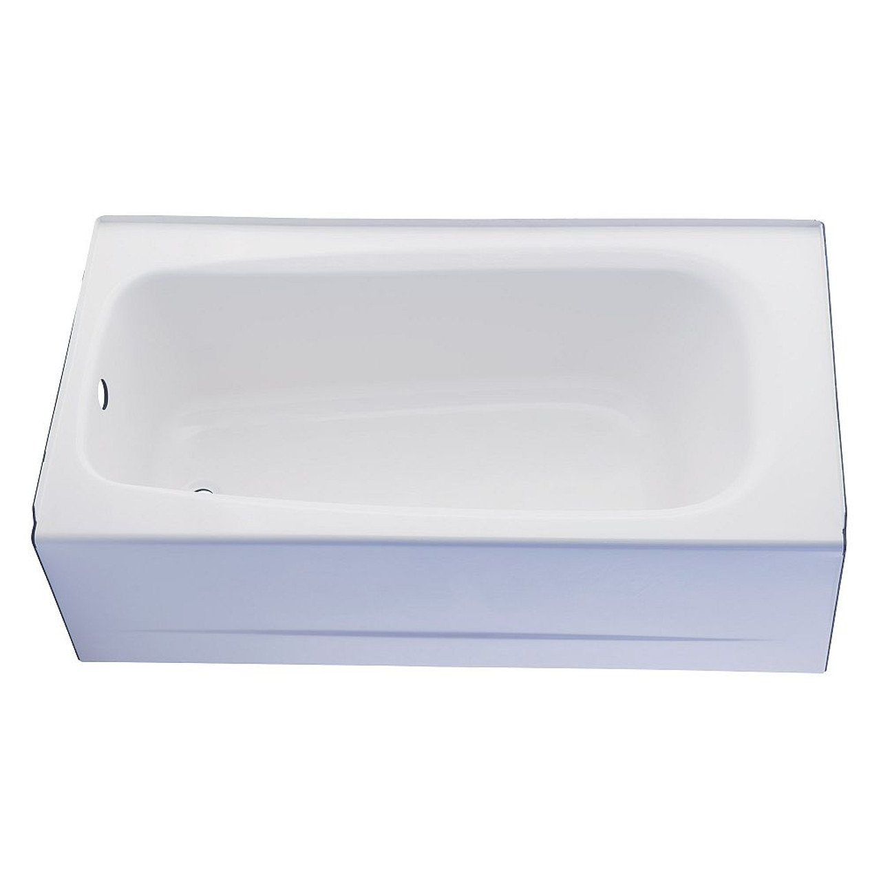 DXV Hawkins Bathtub - Left Drain - Projects Model, in Canvas White