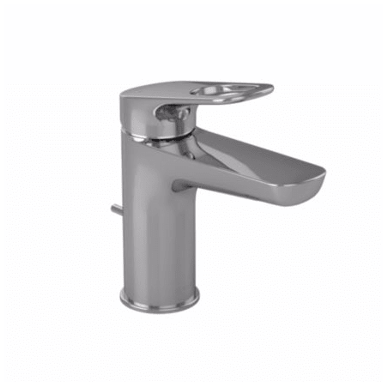 Short Single-Handle Bathroom Faucet in Polished Chrome, 1.2 GPM