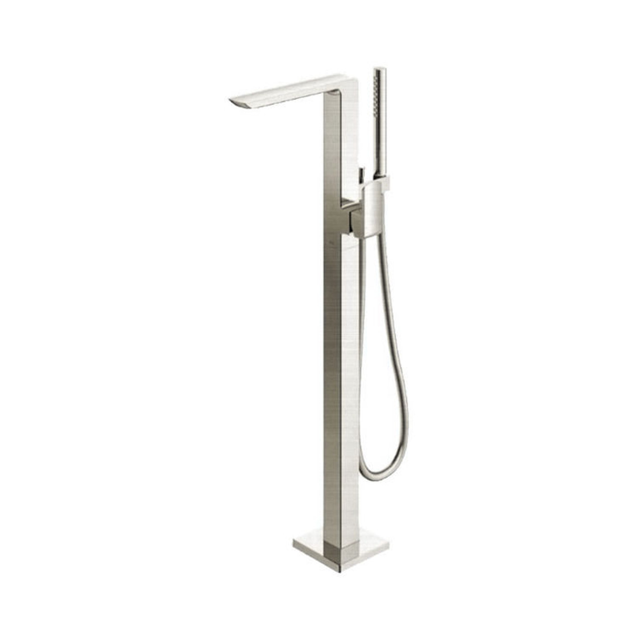 Freestanding Tub Filler in Brushed Nickel