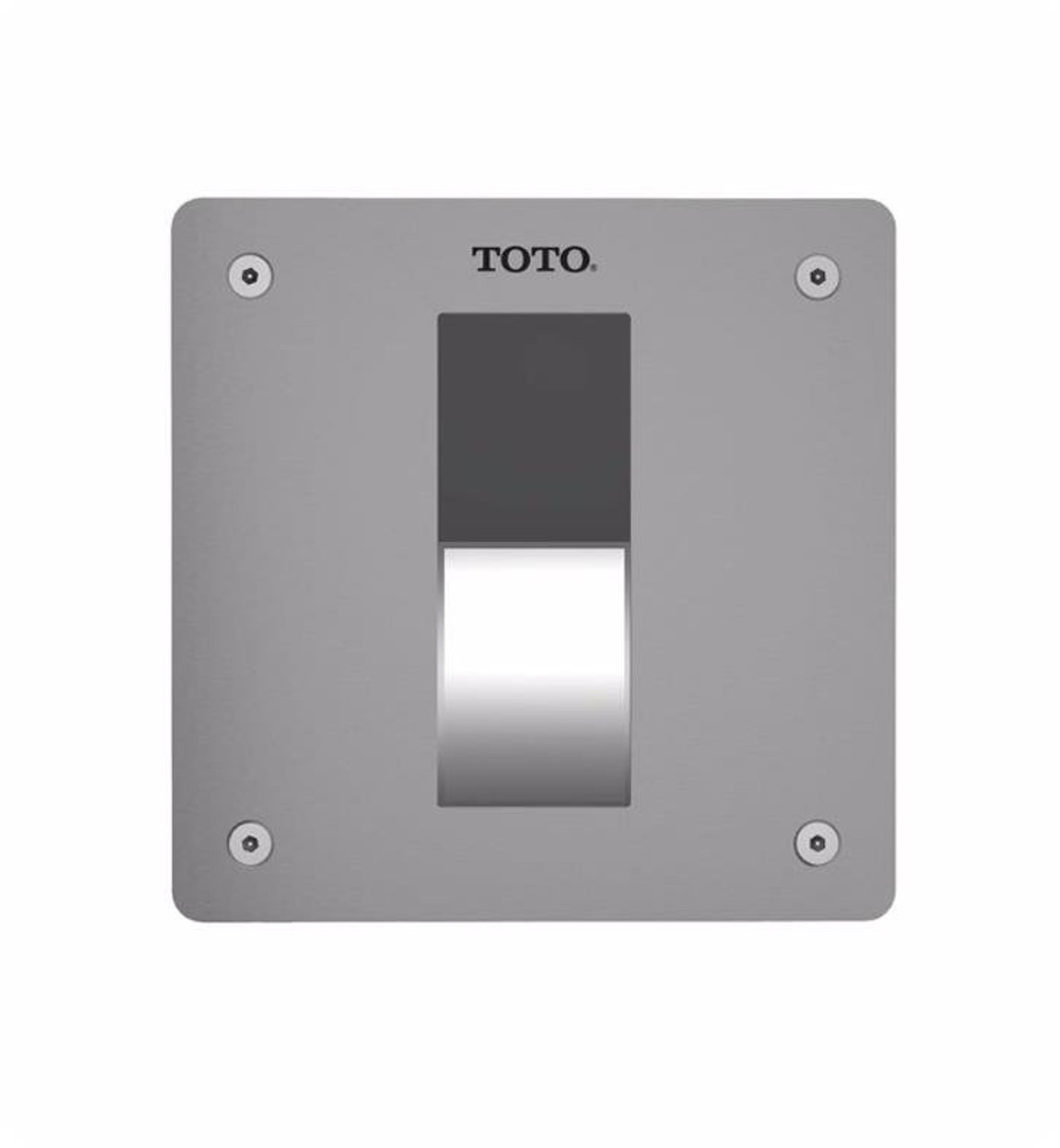 High-Efficiency Concealed Urinal Flush Valve with 1 1/4" Top Spud Inlet in Stainless Steel, 0.5 GPF