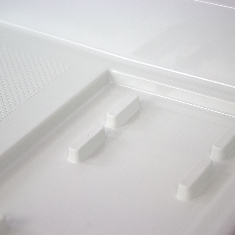 Transolid Linear 60" x 36" Single Threshold Left Hand Concealed End Drain Shower Base In Grey