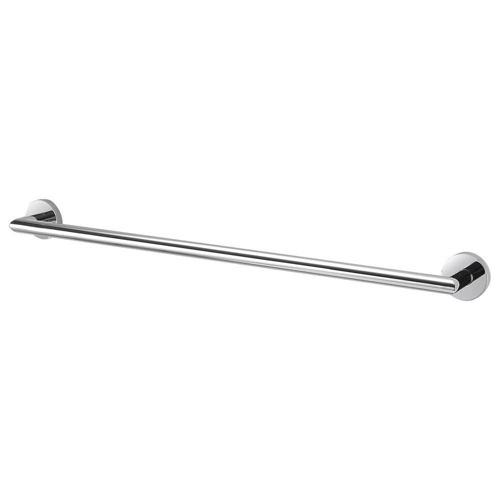 3-Piece Bathroom Accessory Kit Including a robe hook, a toilet paper holder, and a 24-in towel bar, in Polished Chrome