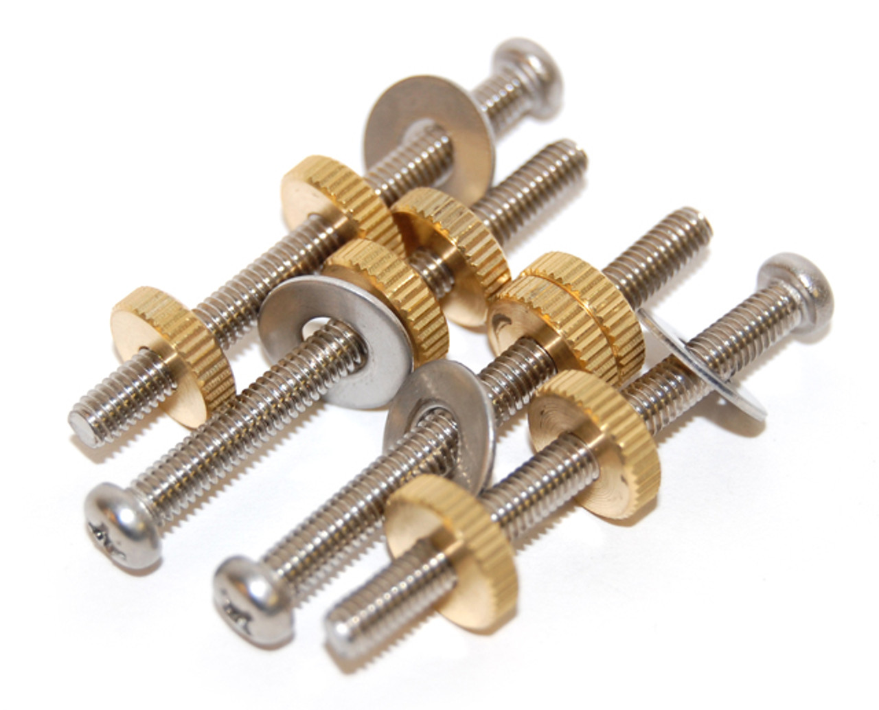 Adjusting Screw Set (4 Screws, 8 Adjusters, and 4 Washers) for Toilet and Urinal 1.0 GPF Flushometers
