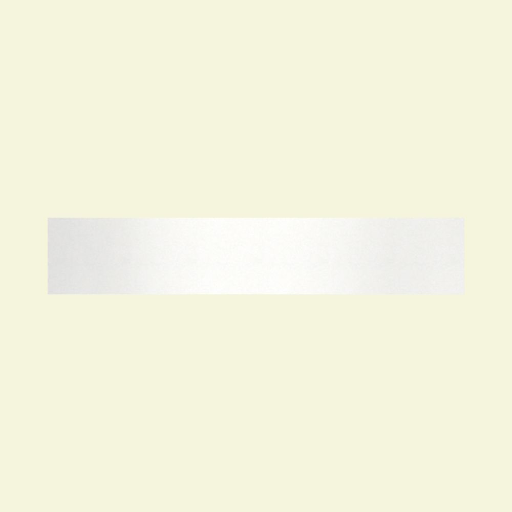 Swanstone 8-in H x 21-in L Bathroom Side Splash in Tahiti White
