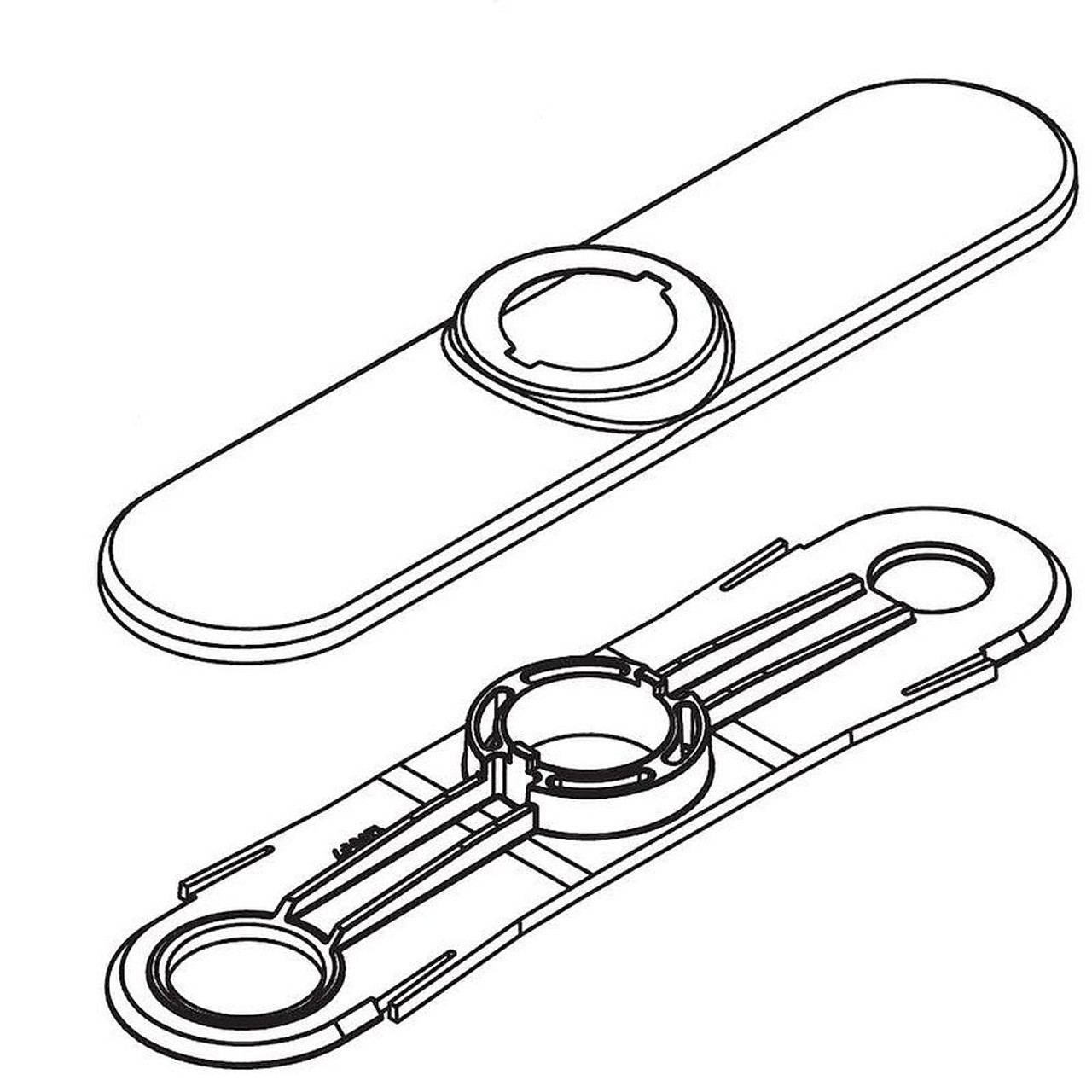 Deck Plate in Chrome