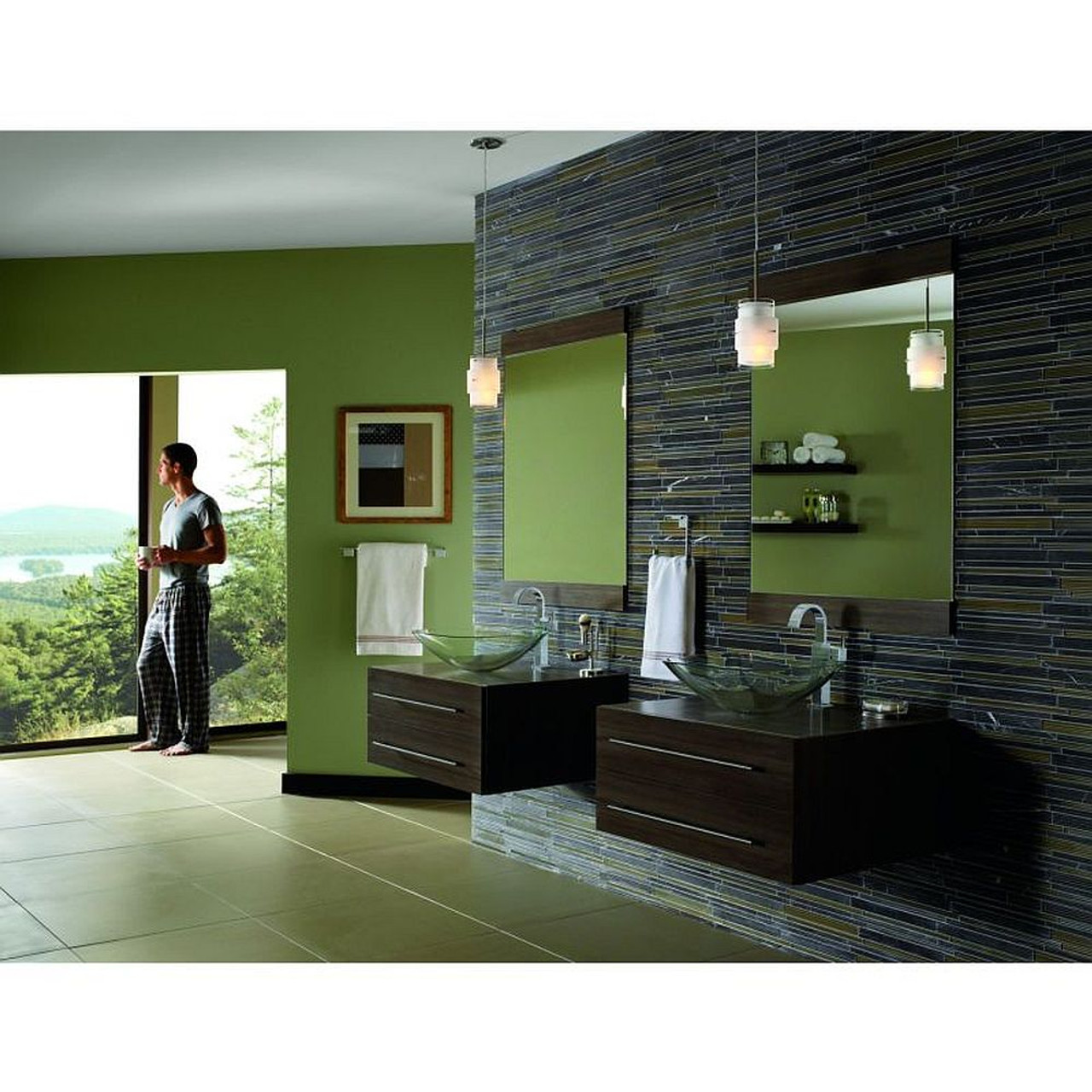 Delta 753LF Single Handle Vessel Lavatory Faucet in Polished Chrome