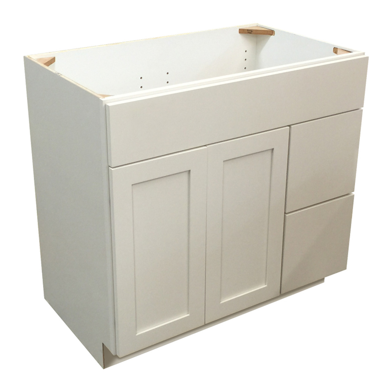 Royal Sheffield V362134.5SDRPEMOR Pawnee Maple Oyster Vanity with Side Drawers
