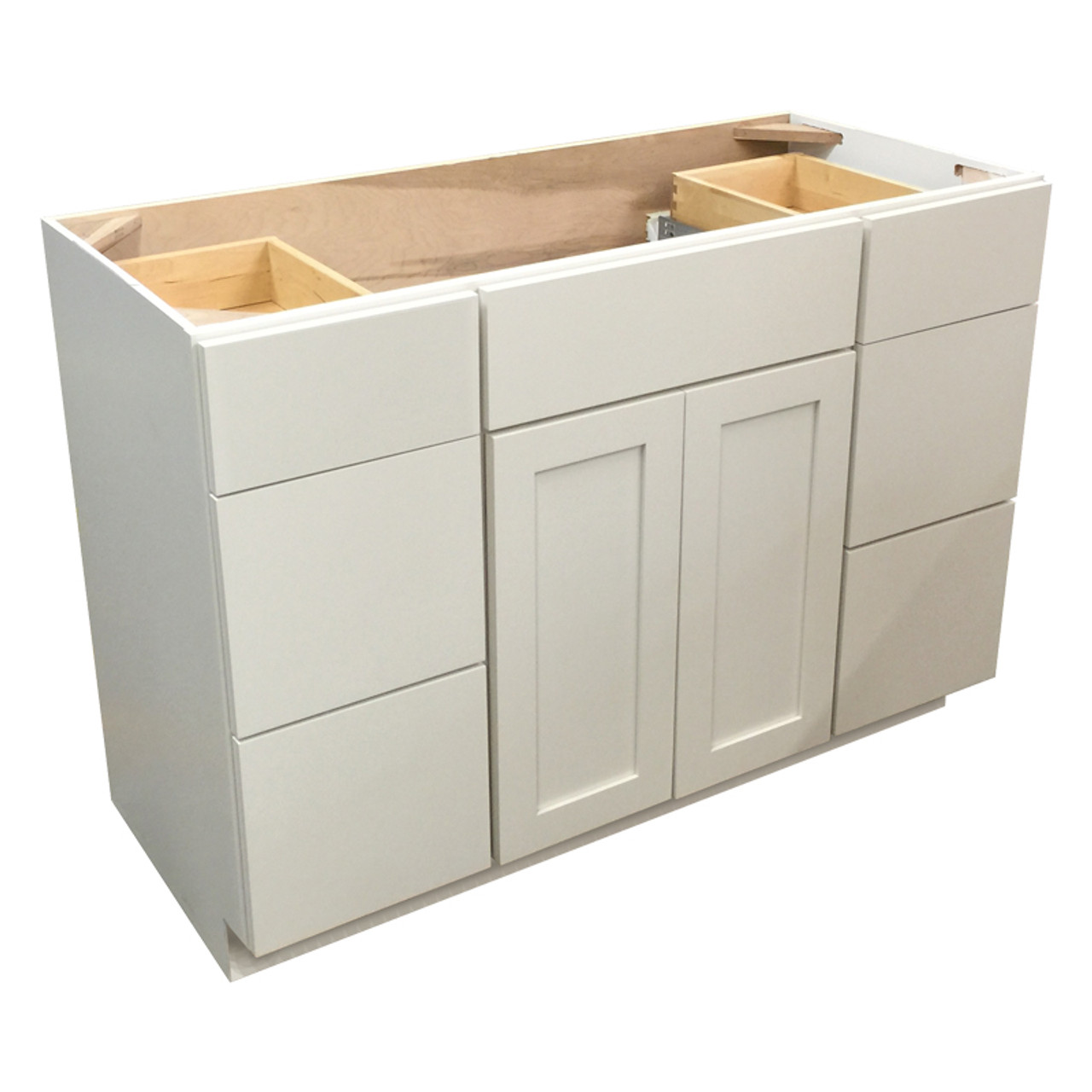 Royal Sheffield V482134.5SDLRPEMOR Pawnee Maple Oyster Vanity with Side Drawers
