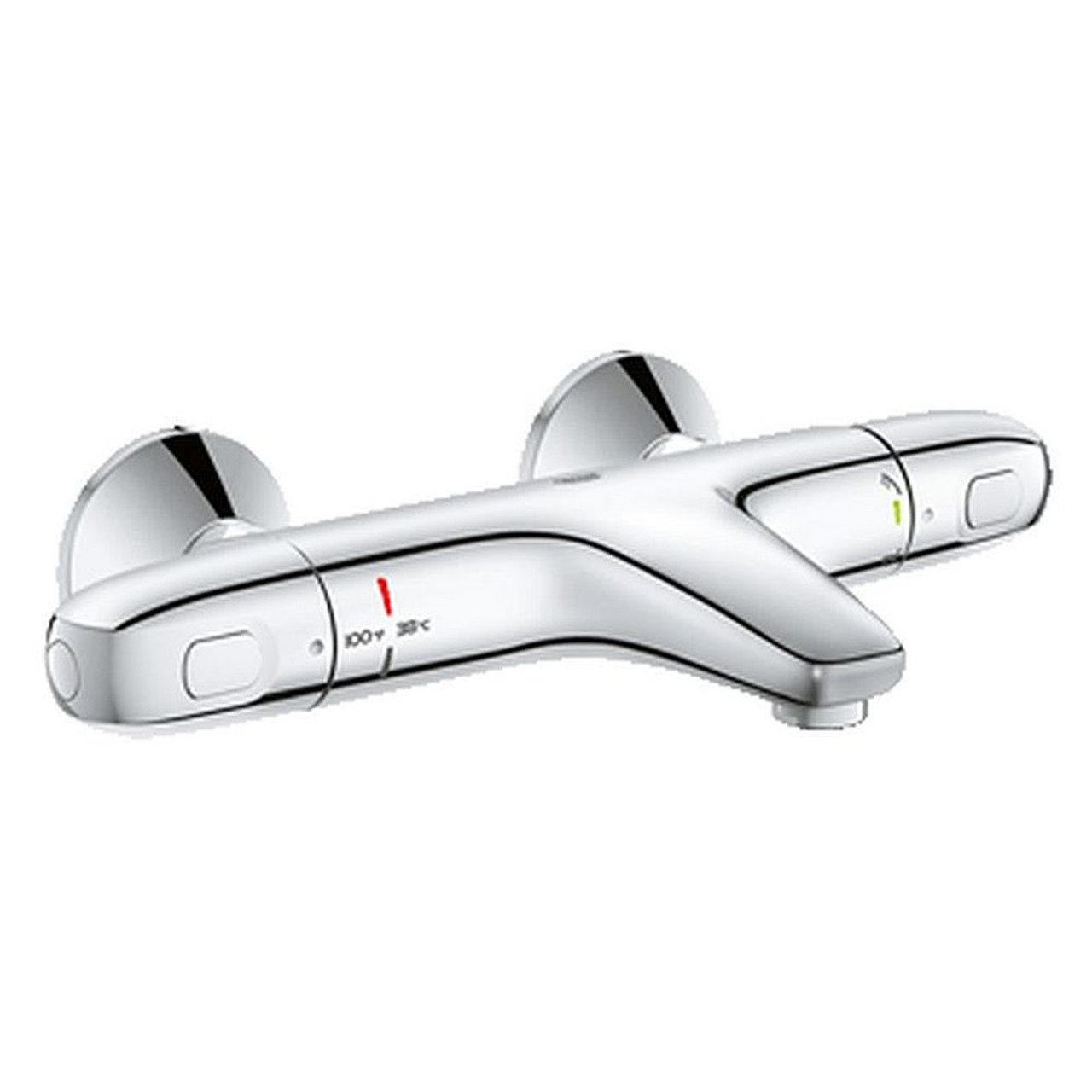 Grohe 34159003 Grohtherm 1000+ New Thermostatic Bath Mixer in Chrome