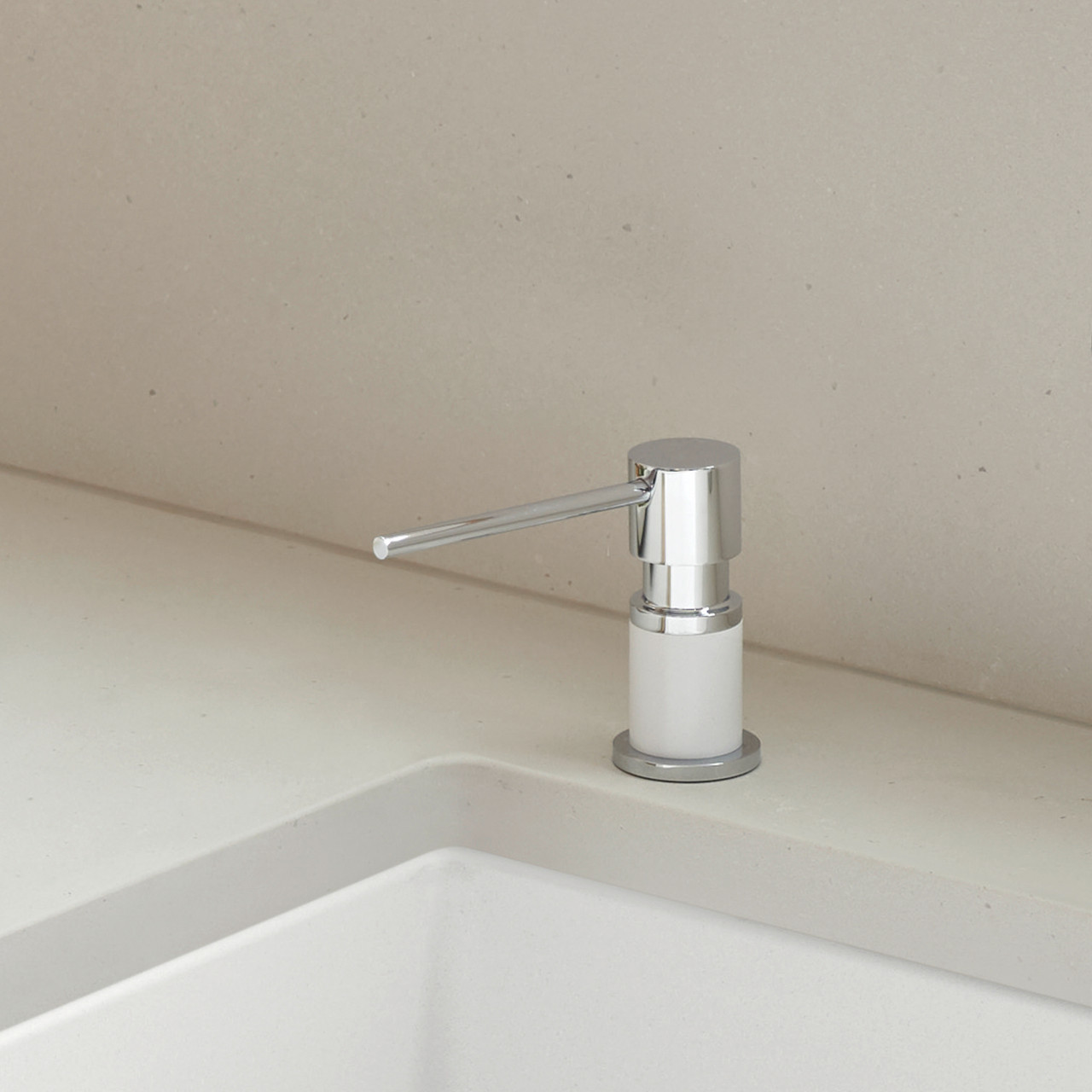 Blanco 402307 Lato Soap Dispenser in Chrome/White