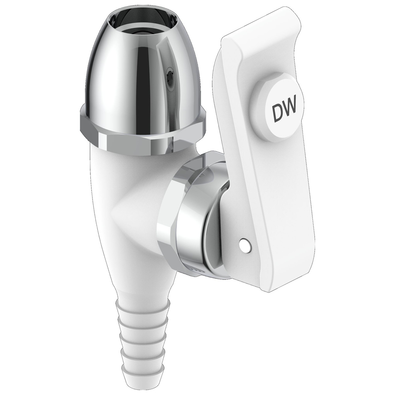 Delta W6629DW 6.00-in x 0.50-in x 6.00-in Deck-Mount Pure Water Faucet Valve, Chrome