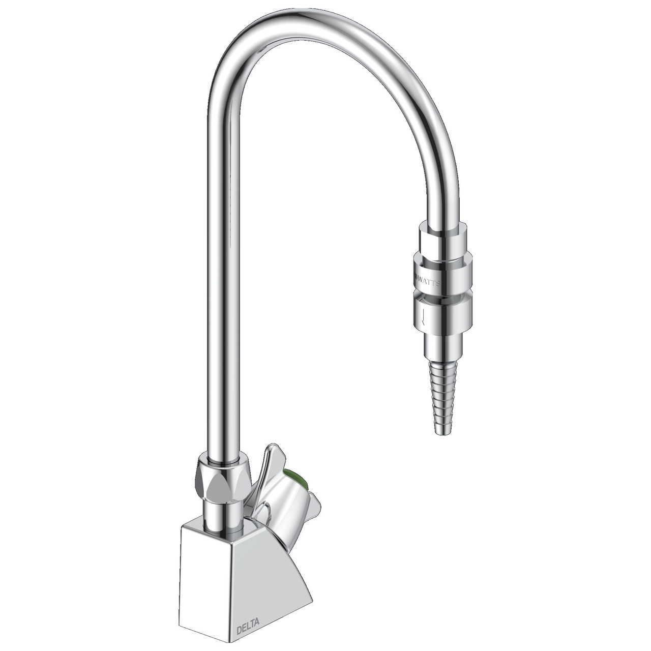Delta W6600-9 6.00-in x 1.25-in x 15.00-in Single Handle Deck-Mount Water Faucet, Chrome