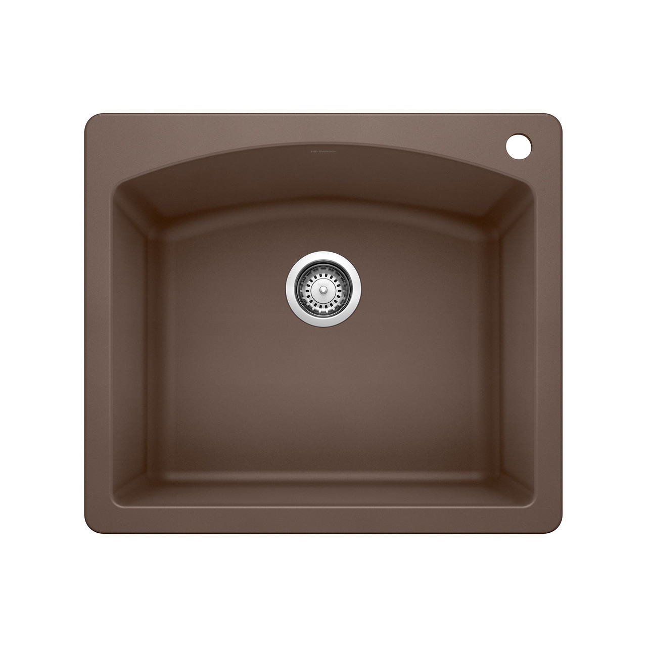 Blanco KA-440208 Diamond Single Bowl Dual Mount Sink Kit in Café   