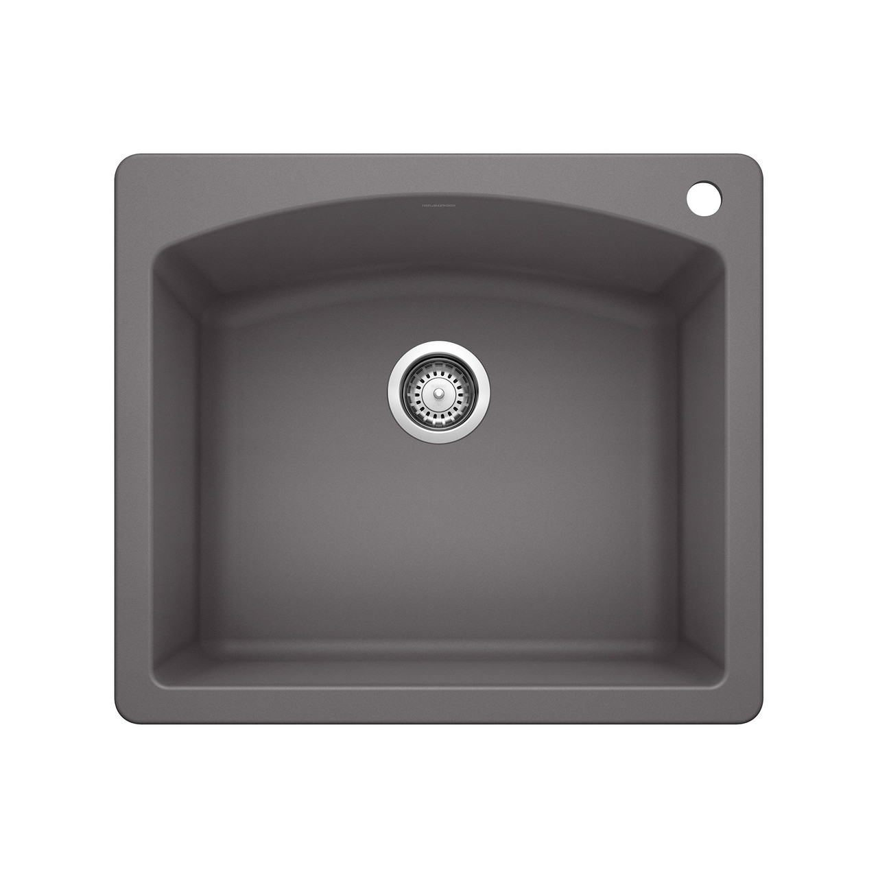 Blanco KA-441463 Diamond Single Bowl Dual Mount Sink Kit in Cinder